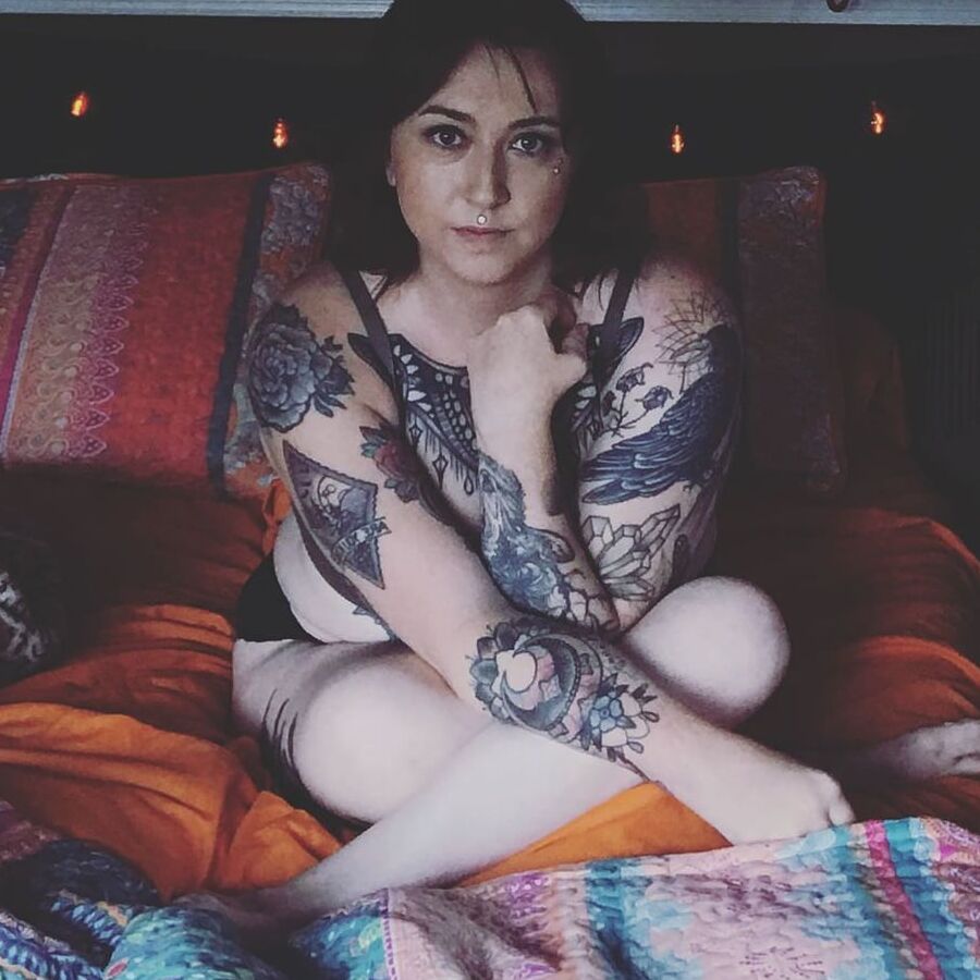 Sexy Tattooed BBW Ex-girlfriend