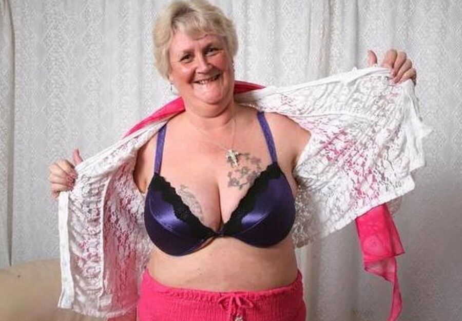 Blonde granny