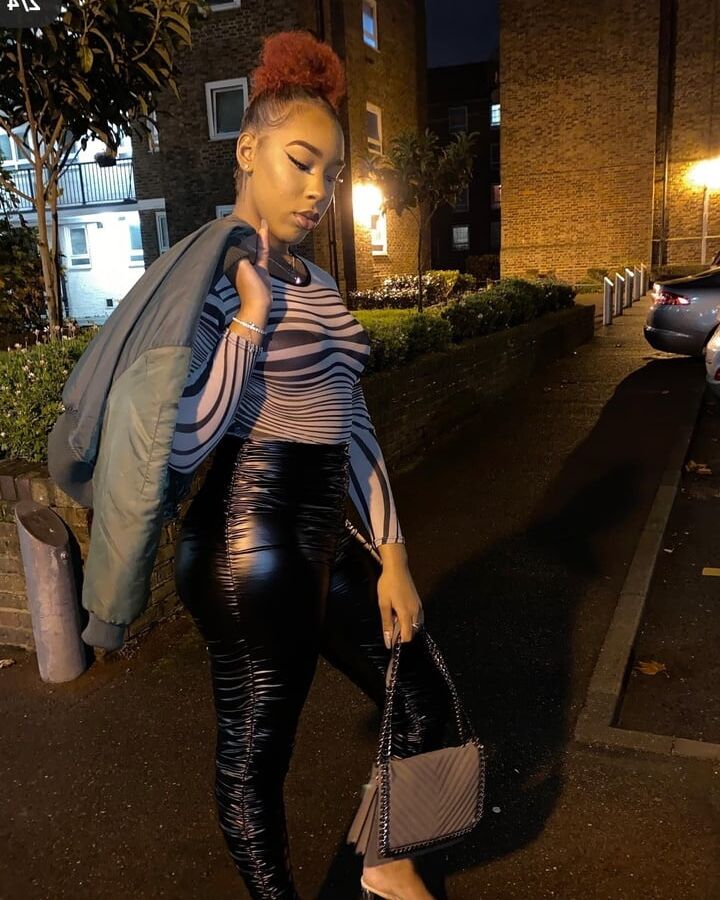 Leather leggings