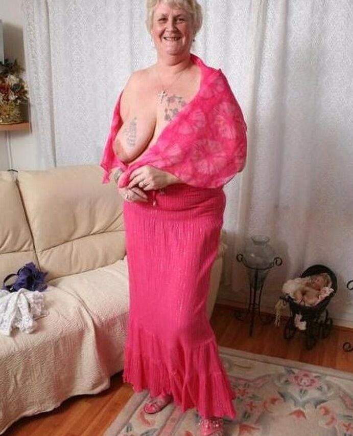 Blonde granny