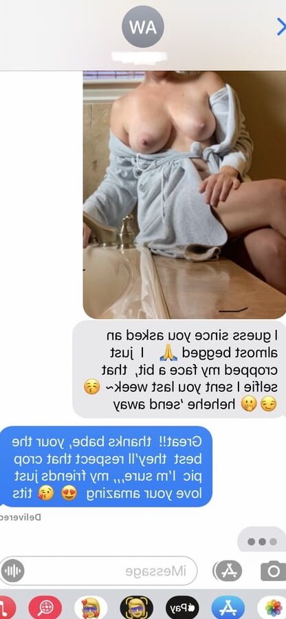 Wife and friends fun texts and pics