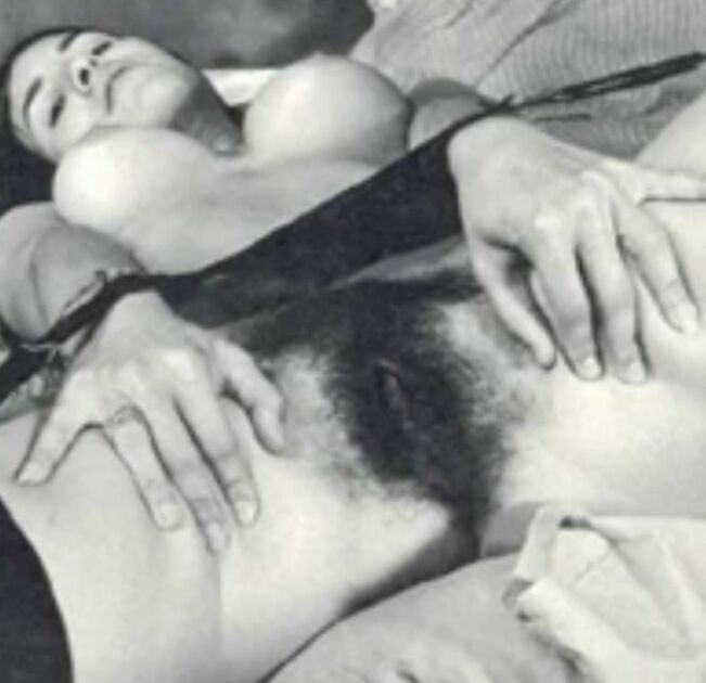 Vintage haarige Amateur-Muschi
