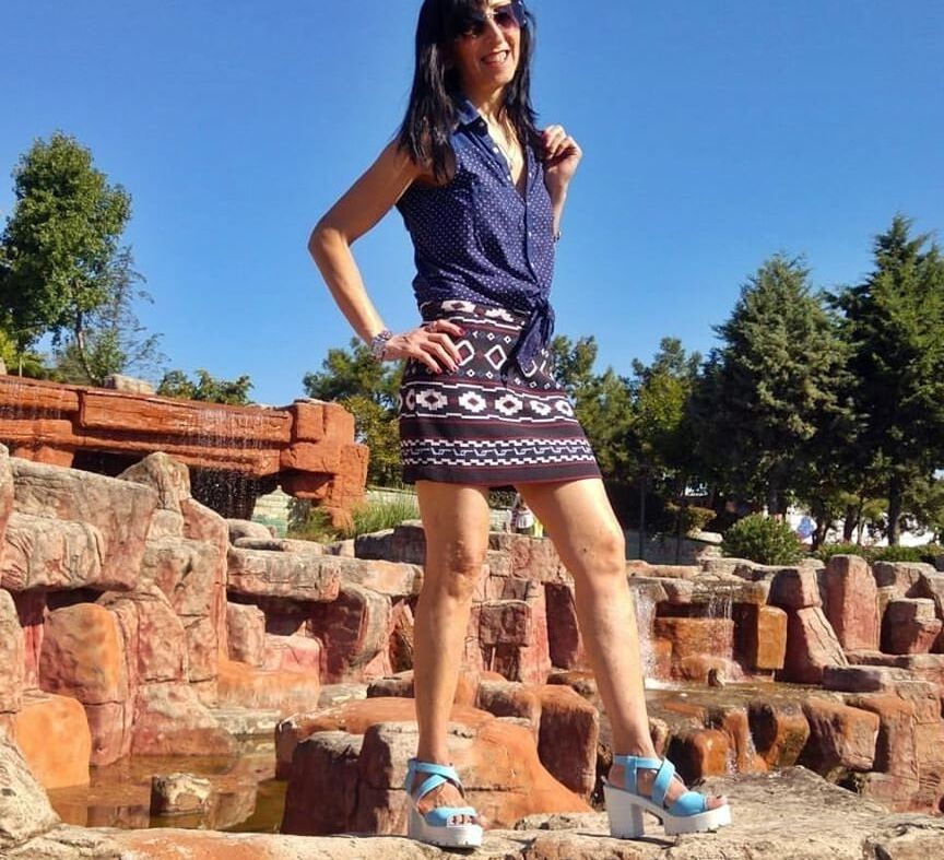 Turkish Milf Legs Skirt Nylon Turk olgun evli dul dress