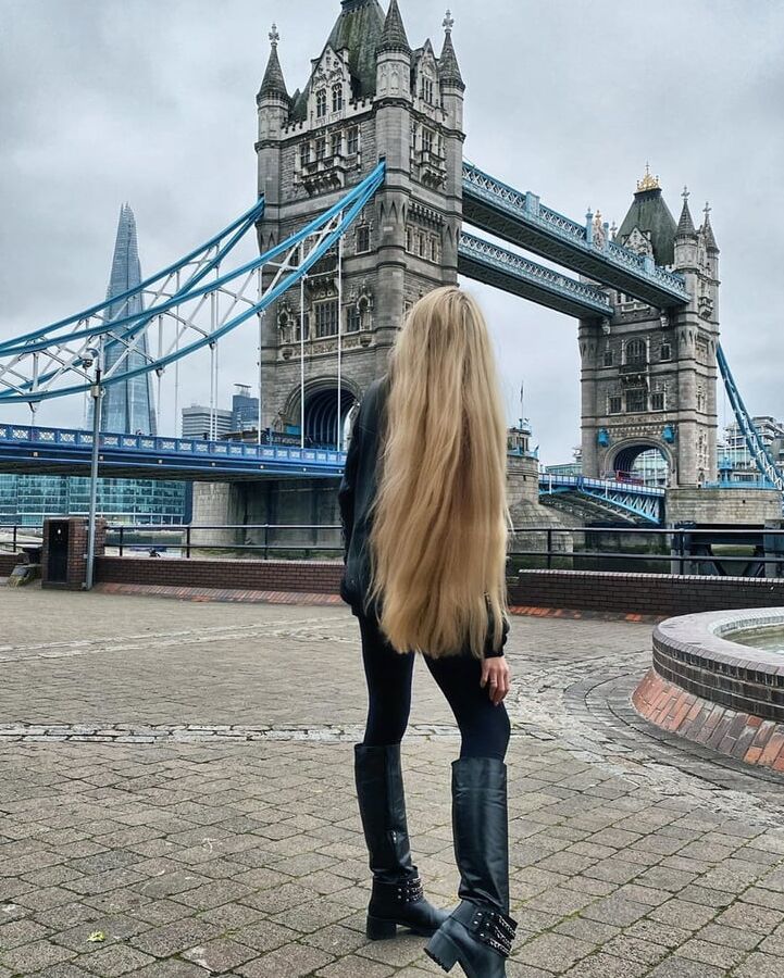 Long Hair Russian Beautiful Girl