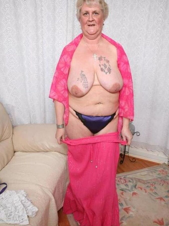 Blonde granny