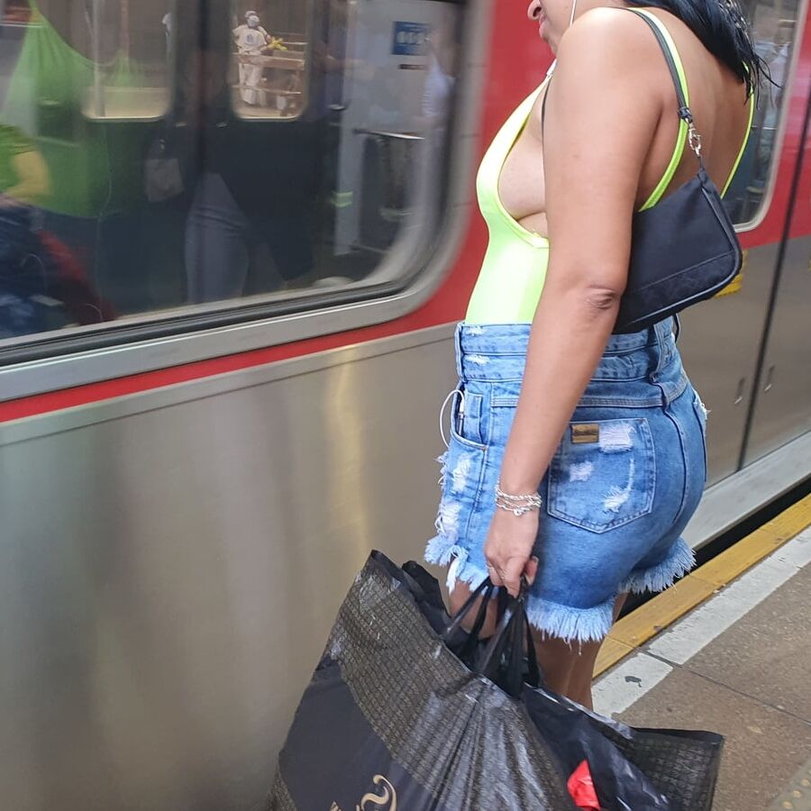 latina girl breasts displayed