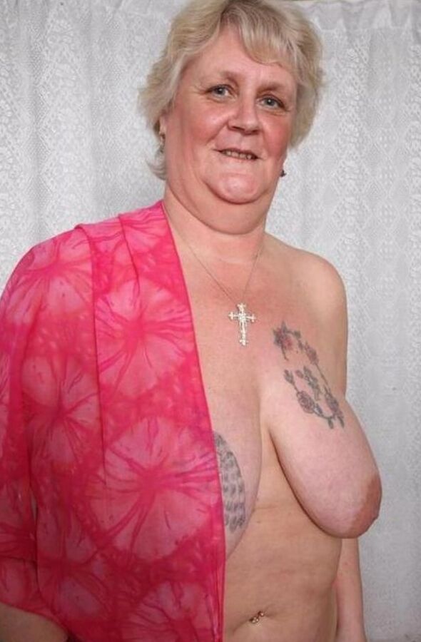 Blonde granny