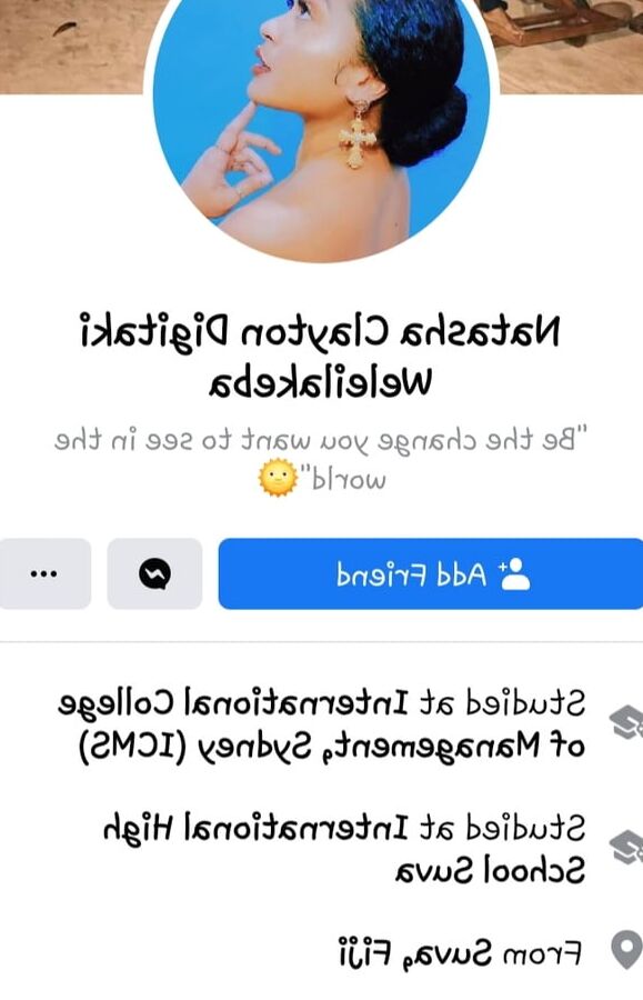 Natasha Clayton Digitaki Weleilakeba - IG: Tashfiji