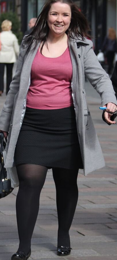 Street Pantyhose - Heavy Legged Brit Sluts