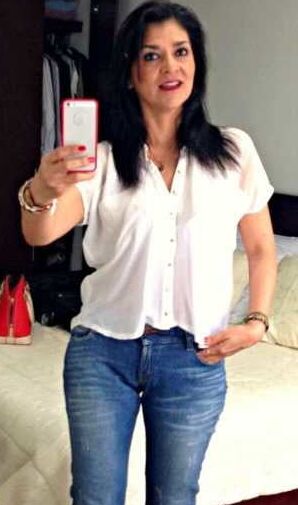 big tits teacher selfie for her class