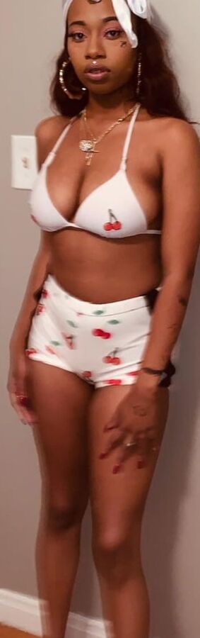 Young Ebony Sweet Melons(-)