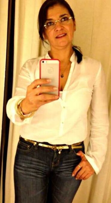 big tits teacher selfie for her class