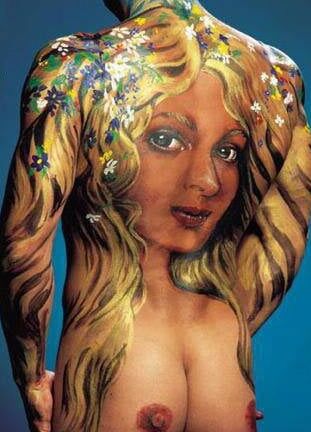 Hot body paint