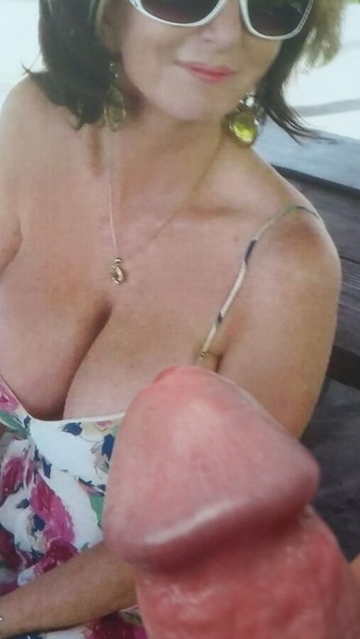 big cleavage grannies wank with cum