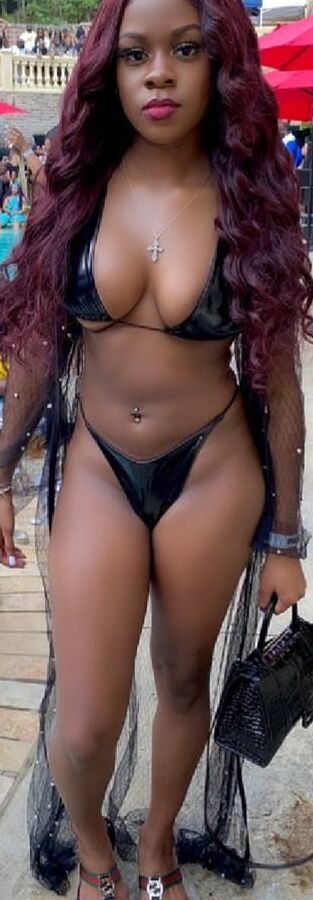 Young Ebony Sweet Melons(-)
