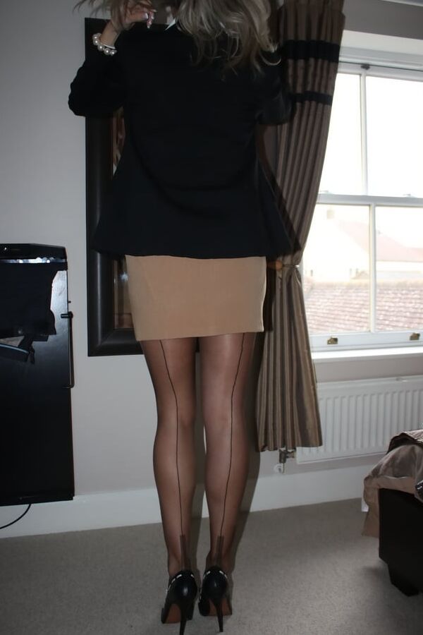 Blonde Milf in High Heels