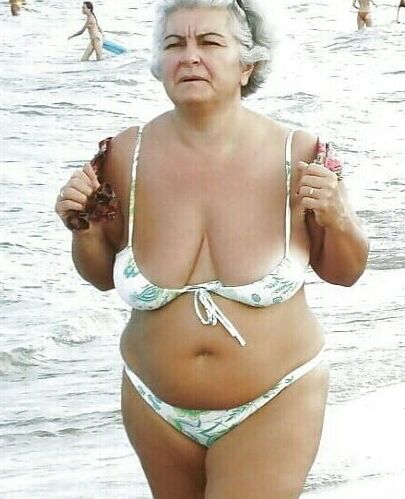Mature ladies at the beach