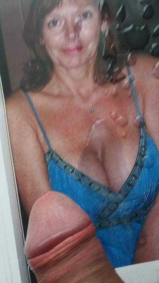 big cleavage grannies wank with cum