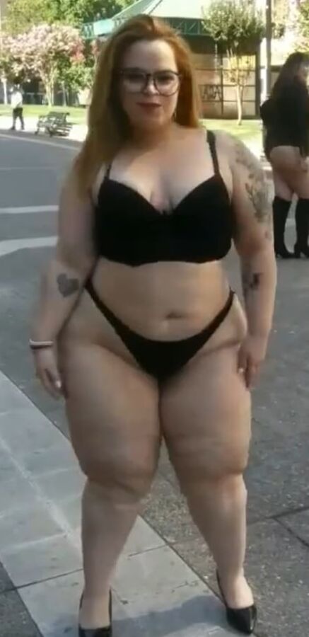 Mega chunky latin pear bbw Gaby