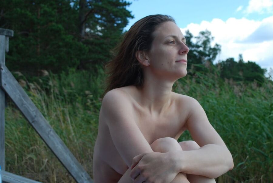 Nude swimming