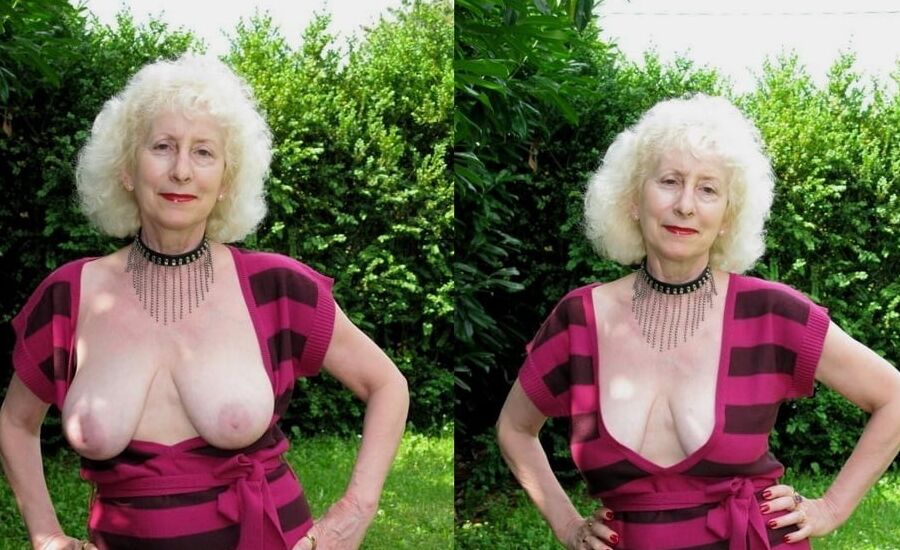 Sexy, silver, gold and grey haired beauties