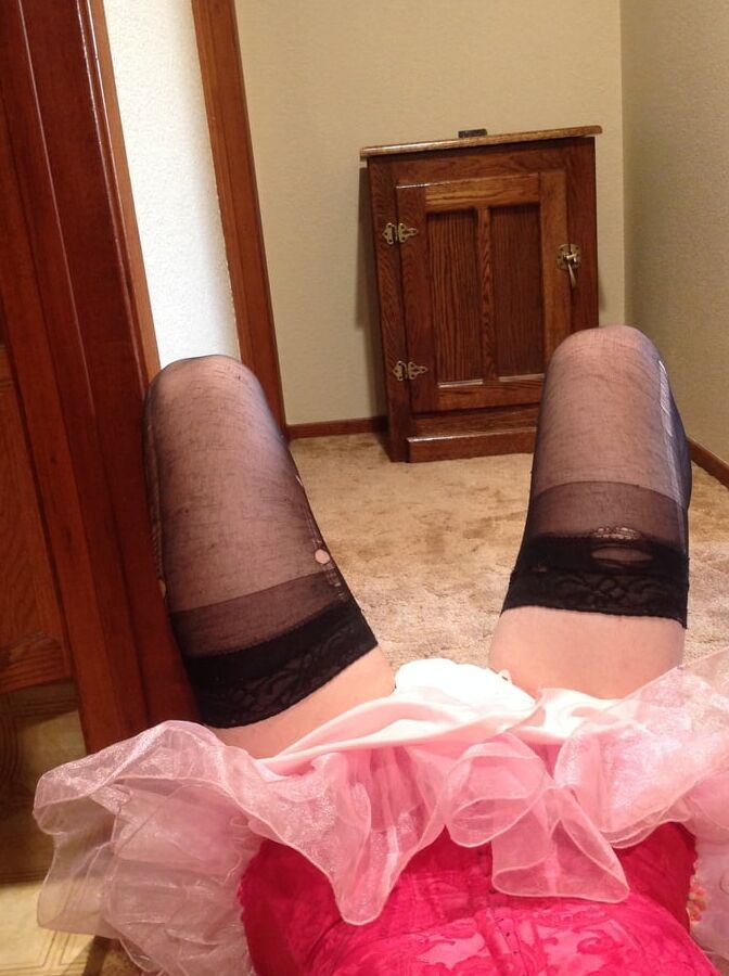 Young diapered sissy