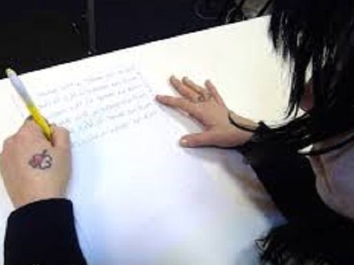 Writing lines after spanking