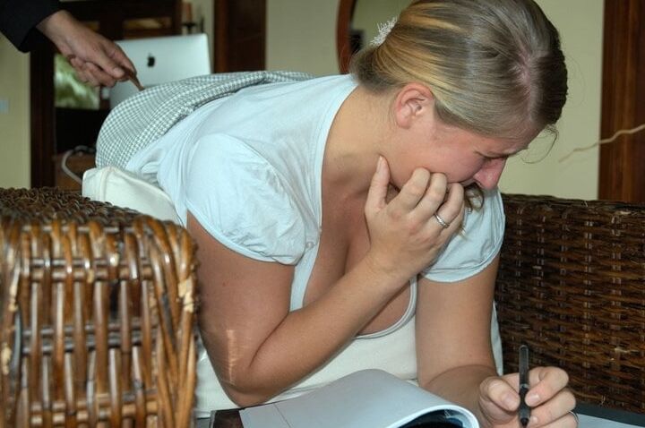 Writing lines after spanking