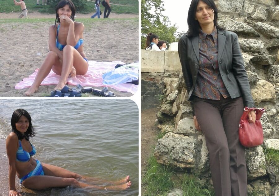 Collage with my wife Elena Ryabykina