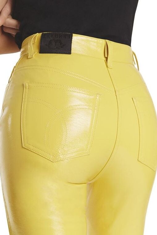 Different Coloured Leather Pants - by Redbull