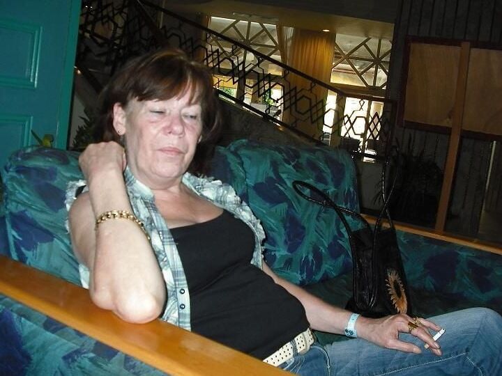 Exposed June Hughes from Lancashire UK