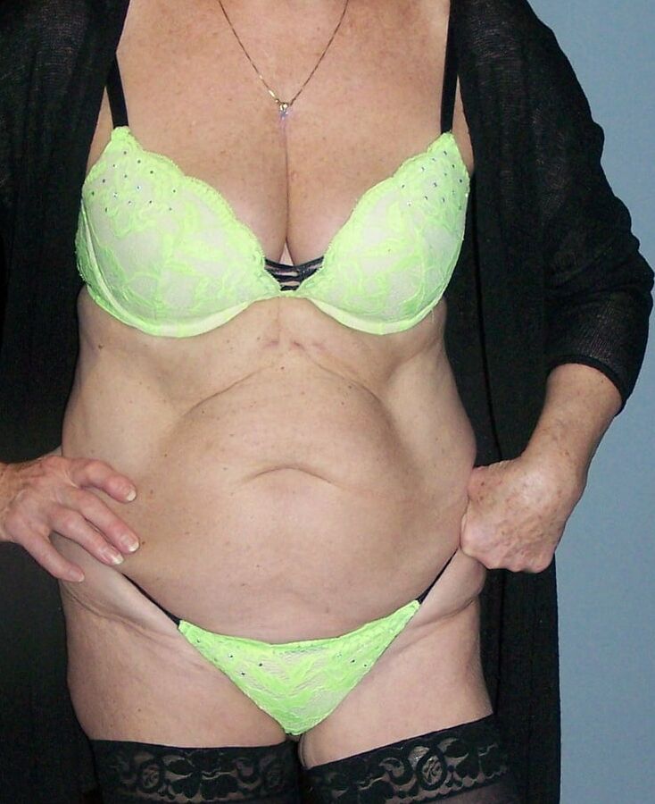 Neon Bra and Thong