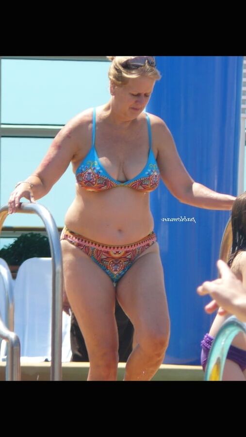 Mature bikini
