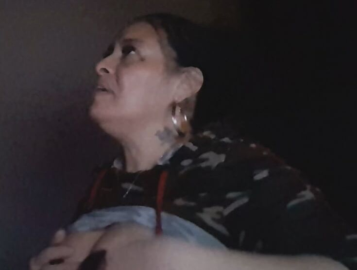 Bronx Dominican MILF Nikki slobbing on cock