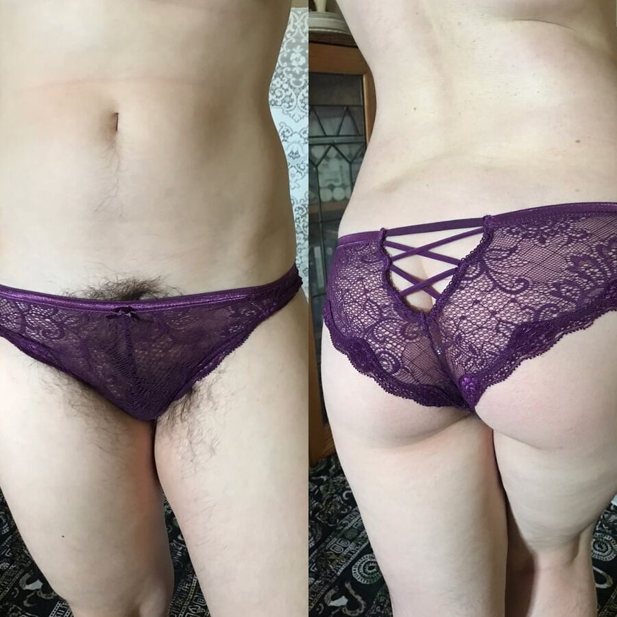 Hairy chubby brunette