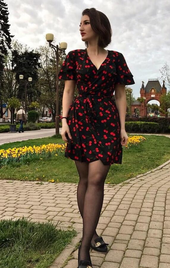 Russian Wife in Pantyhose