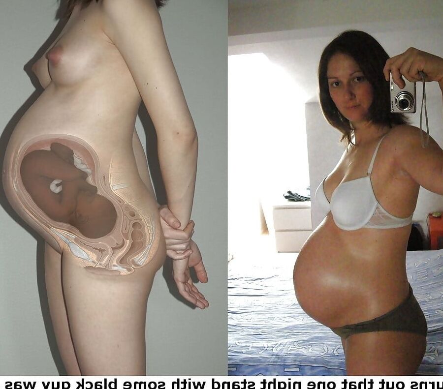 bbc &amp; ( asian - white ) wife whore = creampie = pregnancy