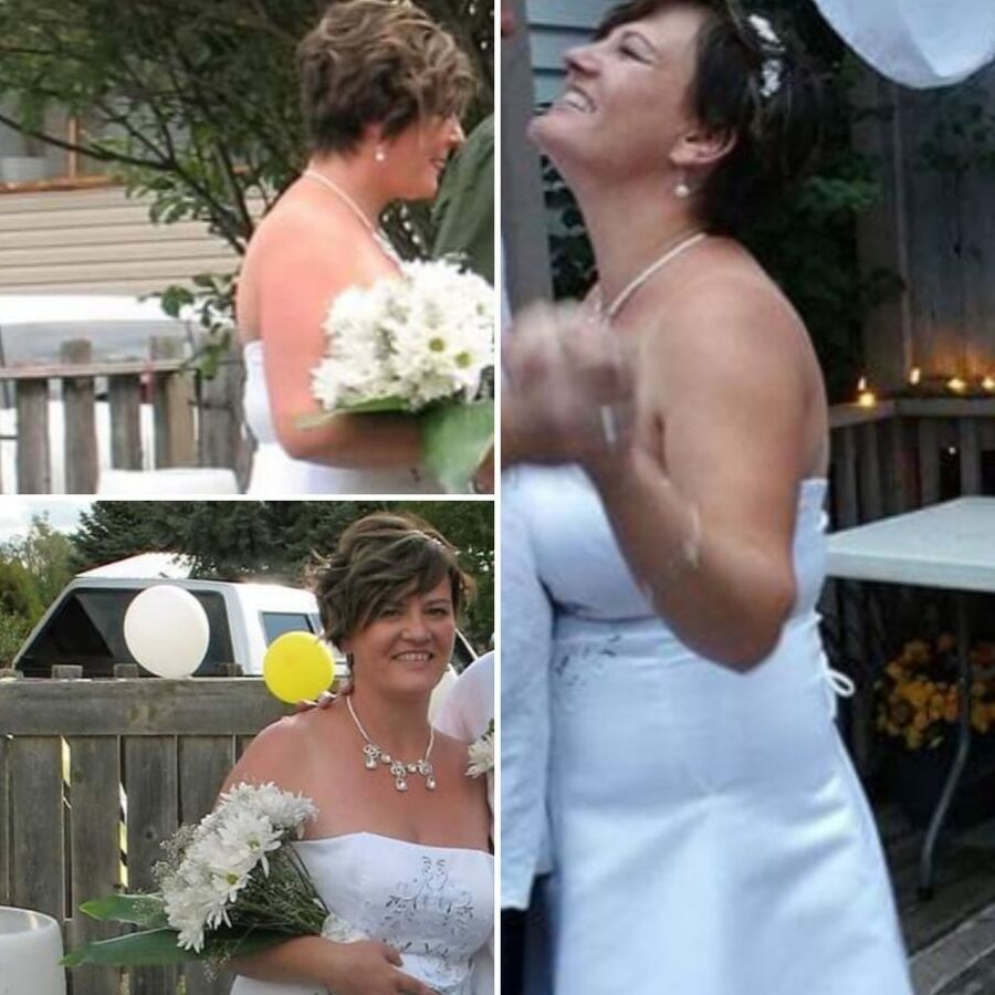 Bride enjoying exposure