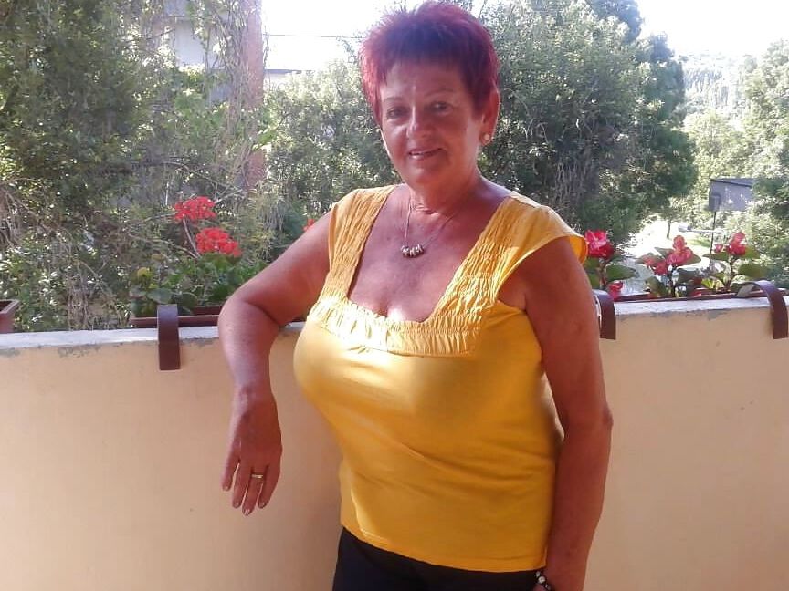 Clothed Granny - Big Boobs
