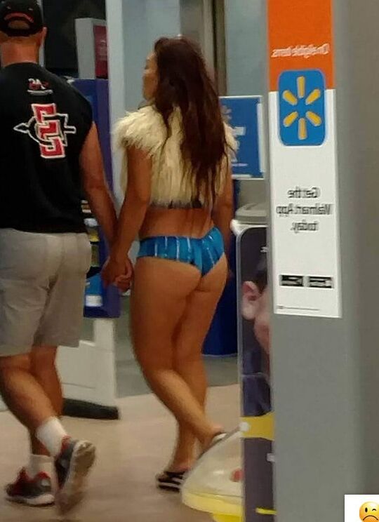Thong Slip, See Through, Short Shorts at Walmart