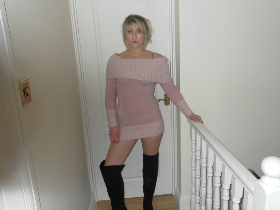 UK blonde wife. Slag