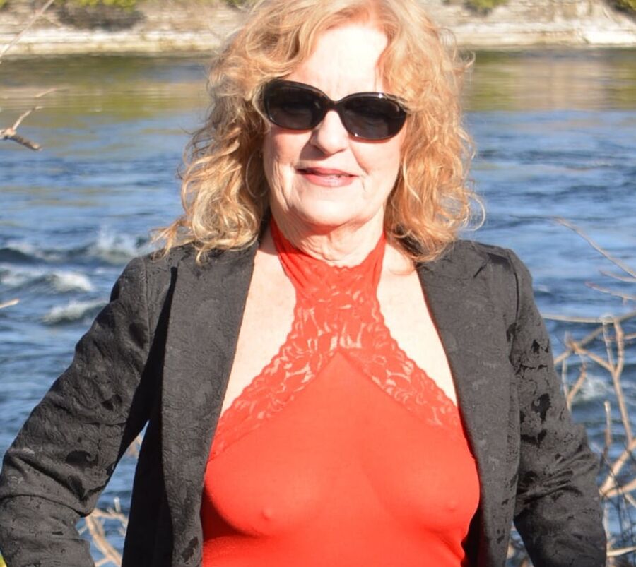Red Sheer Garter Dress