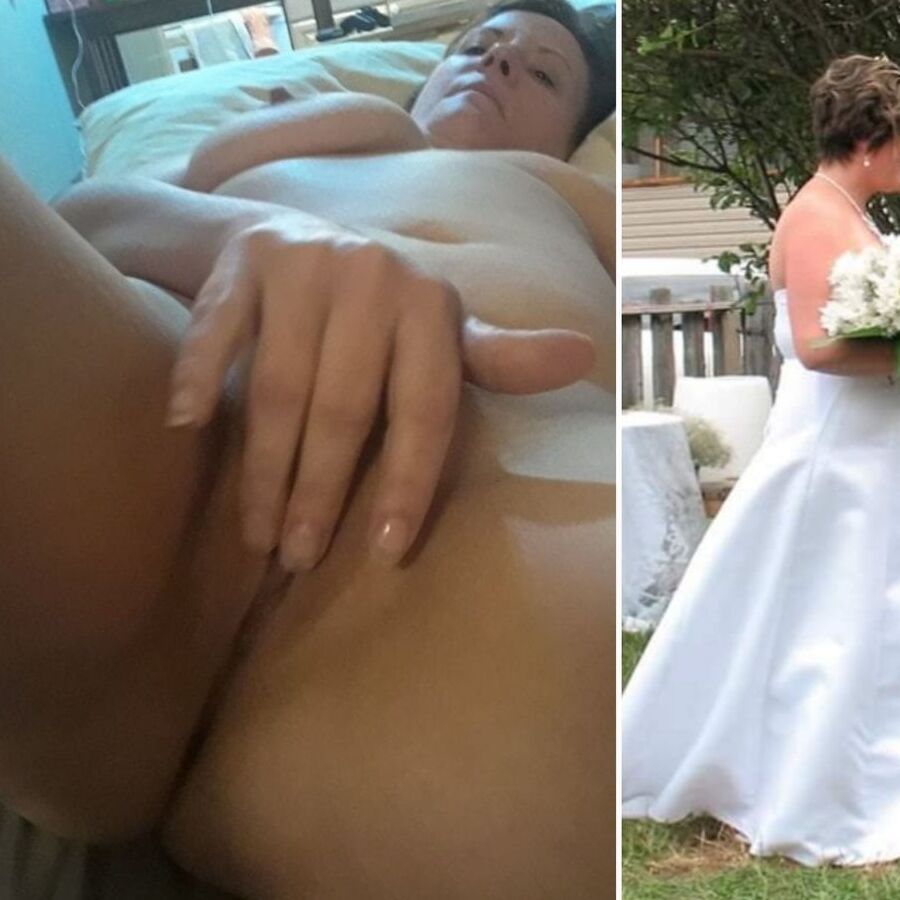 Bride enjoying exposure