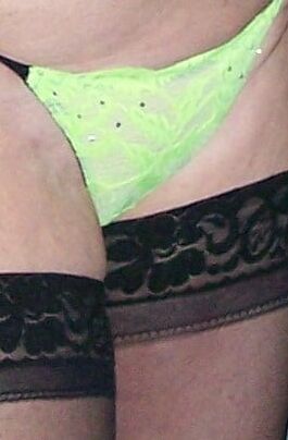 Neon Bra and Thong