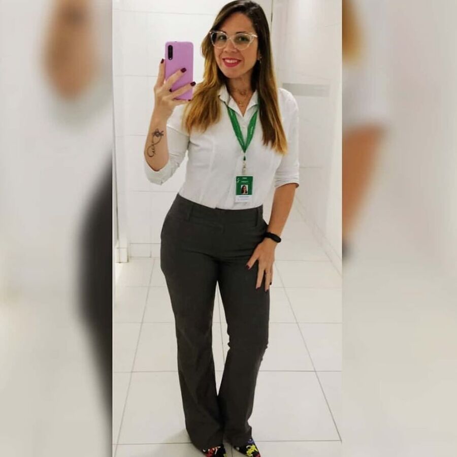 Sexy and hot hospital worker