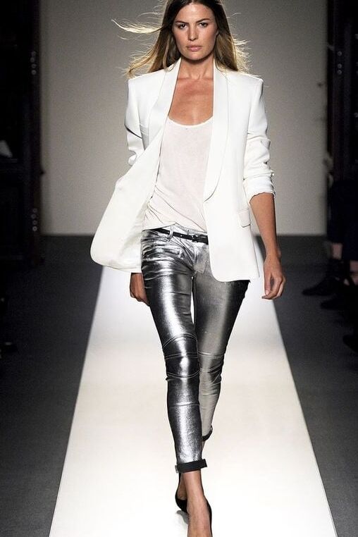 Different Coloured Leather Pants - by Redbull
