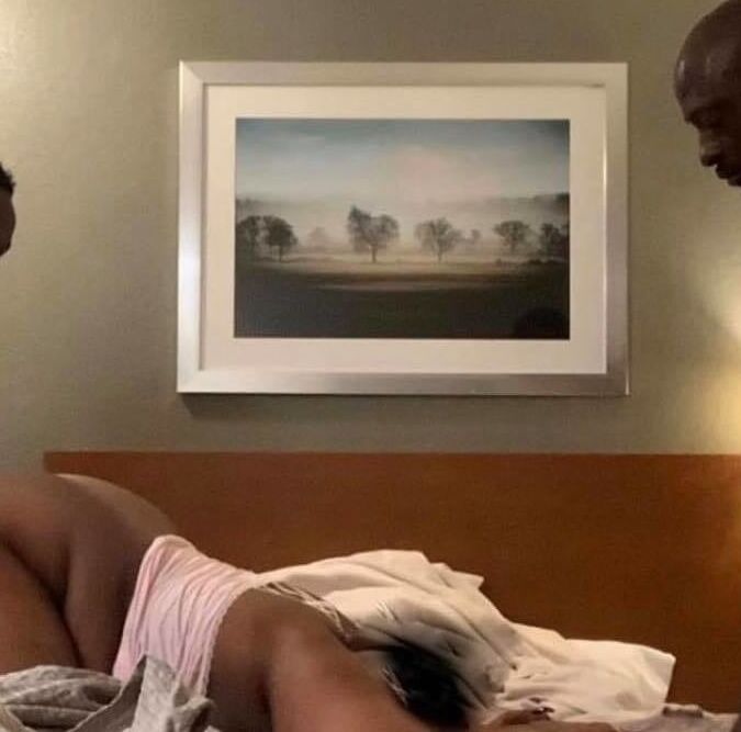 American single Mum in Threesome anal sex