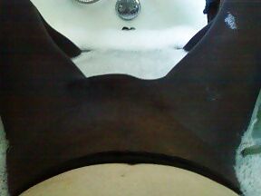Bathe in pantyhose