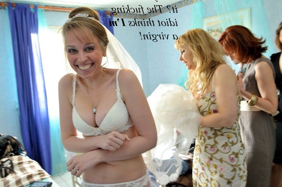 bride in sheer lingerie, beauty face