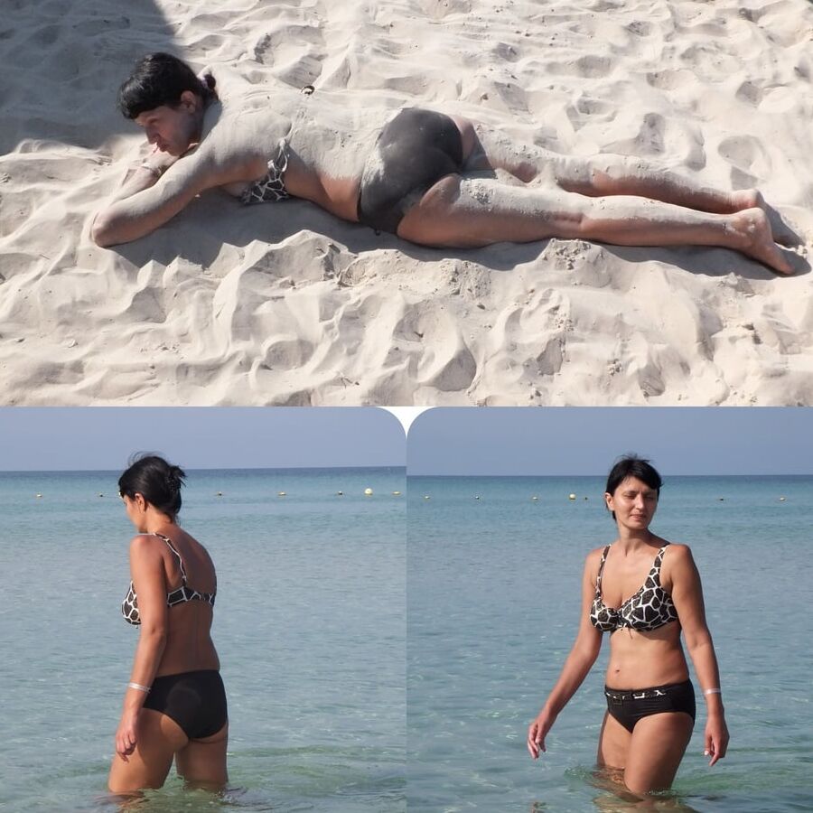 Collage with my wife Elena Ryabykina